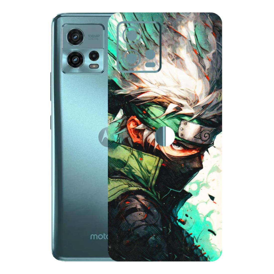 Motorola Phone Skins (All Models) - Kakashi Side Profile - 3D Embossed Finish (L-249) Motorola Moto G72 (5G)