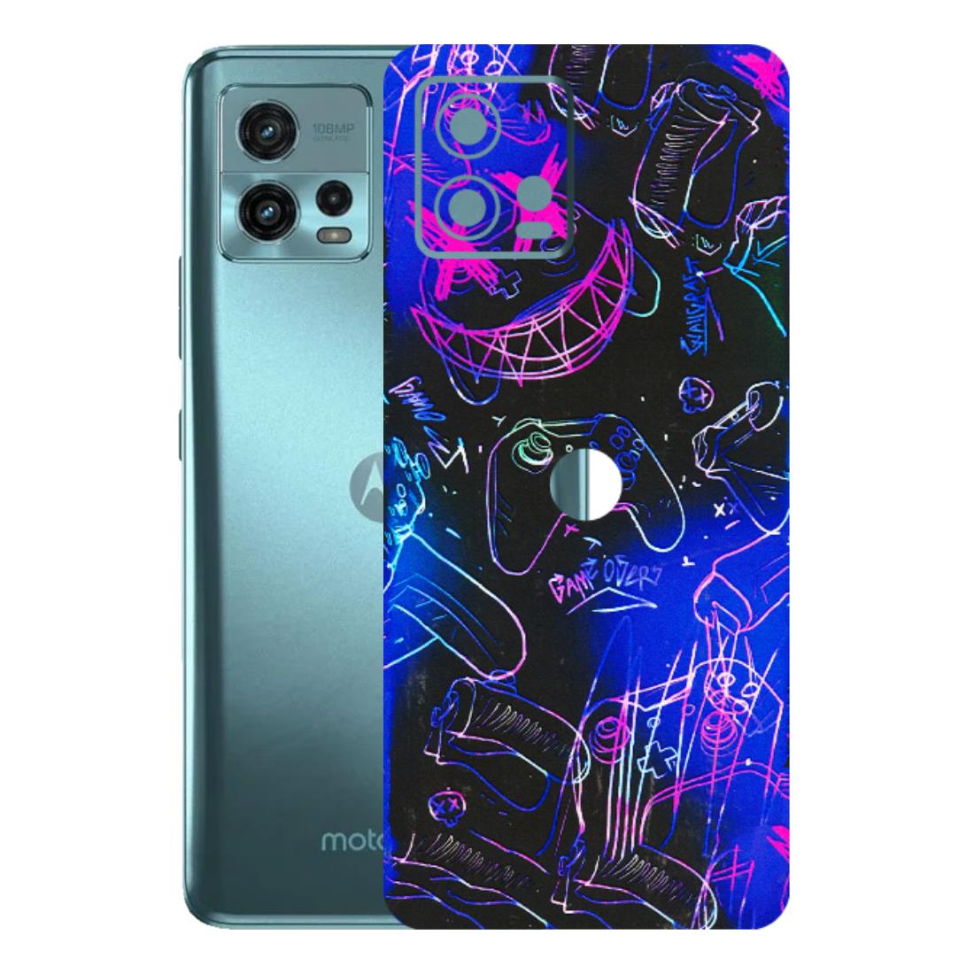 Motorola Phone Skins (All Models) - Gamers Paradise - 3D Embossed Finish (L-258) Motorola Moto G72 (5G)