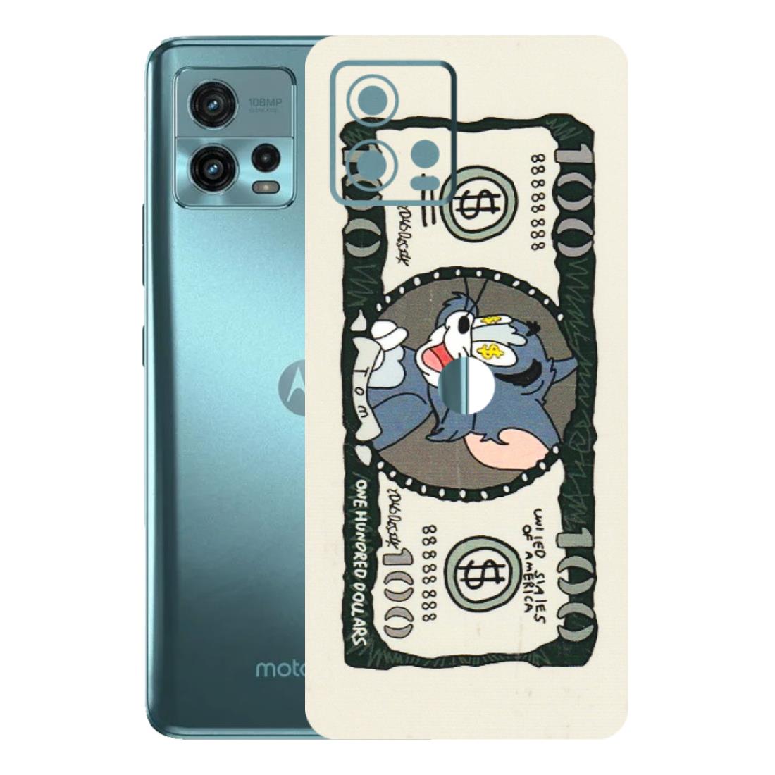 Motorola Phone Skins (All Models) - Tom Hundred Dollar - 3D Embossed Finish (L-324) Motorola Moto G72 (5G)