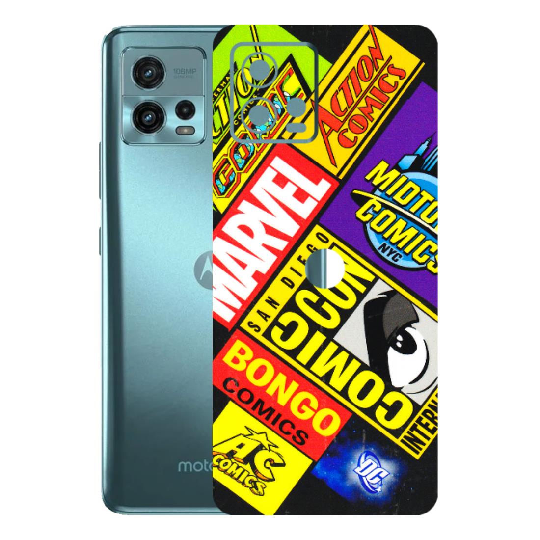 Motorola Phone Skins (All Models) - Bongo Comic Con - 3D Embossed Finish (L-325) Motorola Moto G72 (5G)