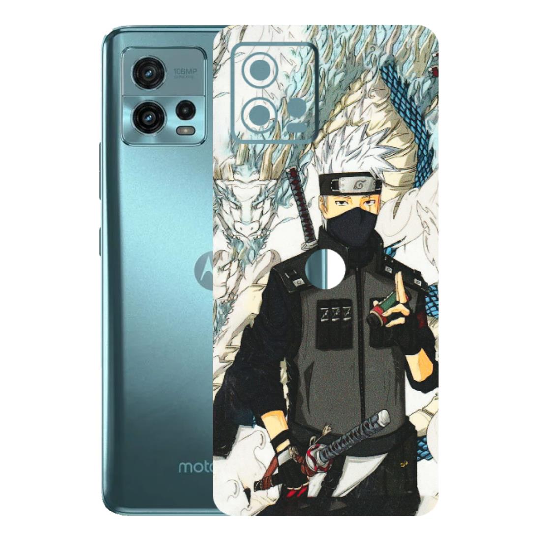 Motorola Phone Skins (All Models) - Kakashi Hatake Naruto Anime - 3D Embossed Finish (L-46) Motorola Moto G72 (5G)