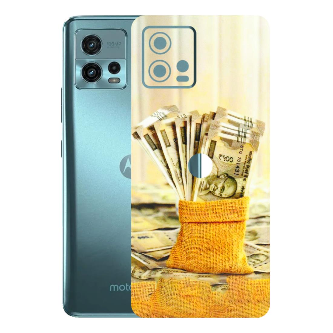 Motorola Phone Skins (All Models) - Show Me The Money - 3D Embossed Finish (L-52) Motorola Moto G72 (5G)