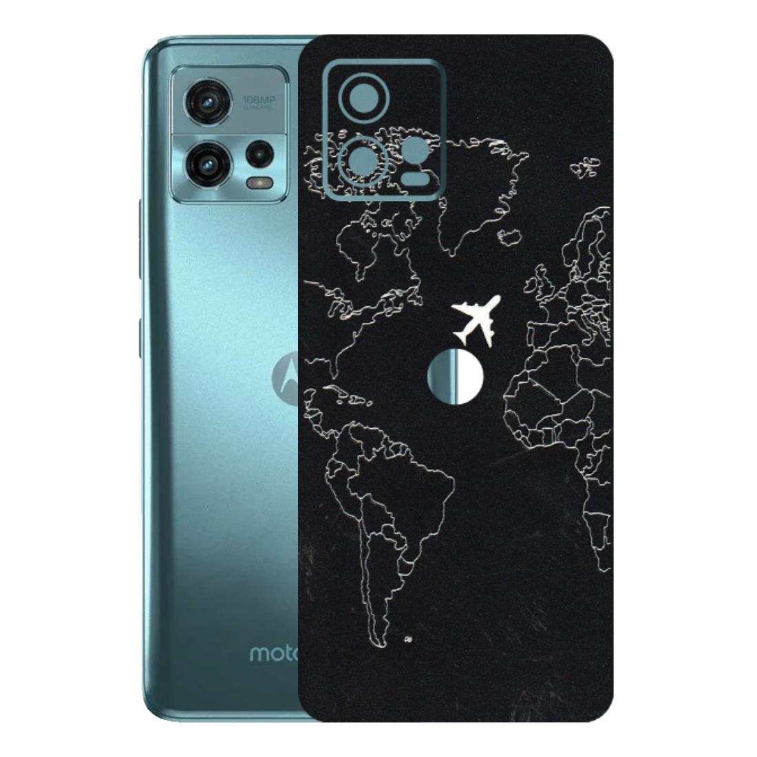Motorola Phone Skins (All Models) - Never Ending Travel - 3D Embossed Finish (L-79) Motorola Moto G72 (5G)