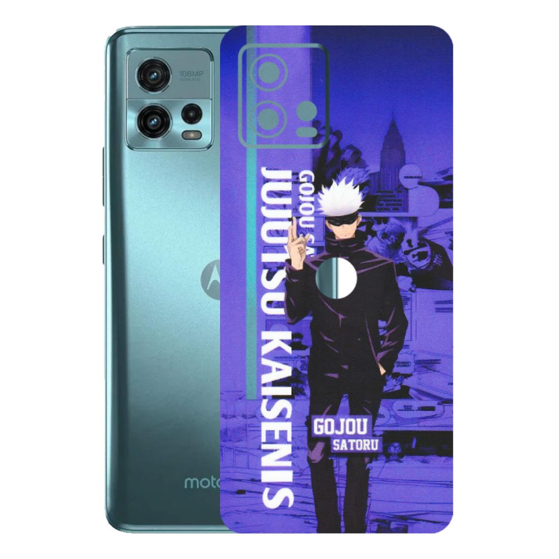 Motorola Phone Skins (All Models) - Jujutsu Kaisen Gojo - Matte Finish (M-05) Motorola Moto G72 (5G)