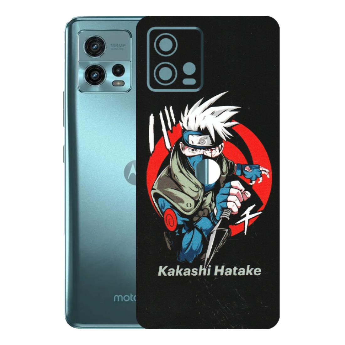 Motorola Phone Skins (All Models) - Naruto Kakashi Hatake Killer - Matte Finish (M-114) Motorola Moto G72 (5G)
