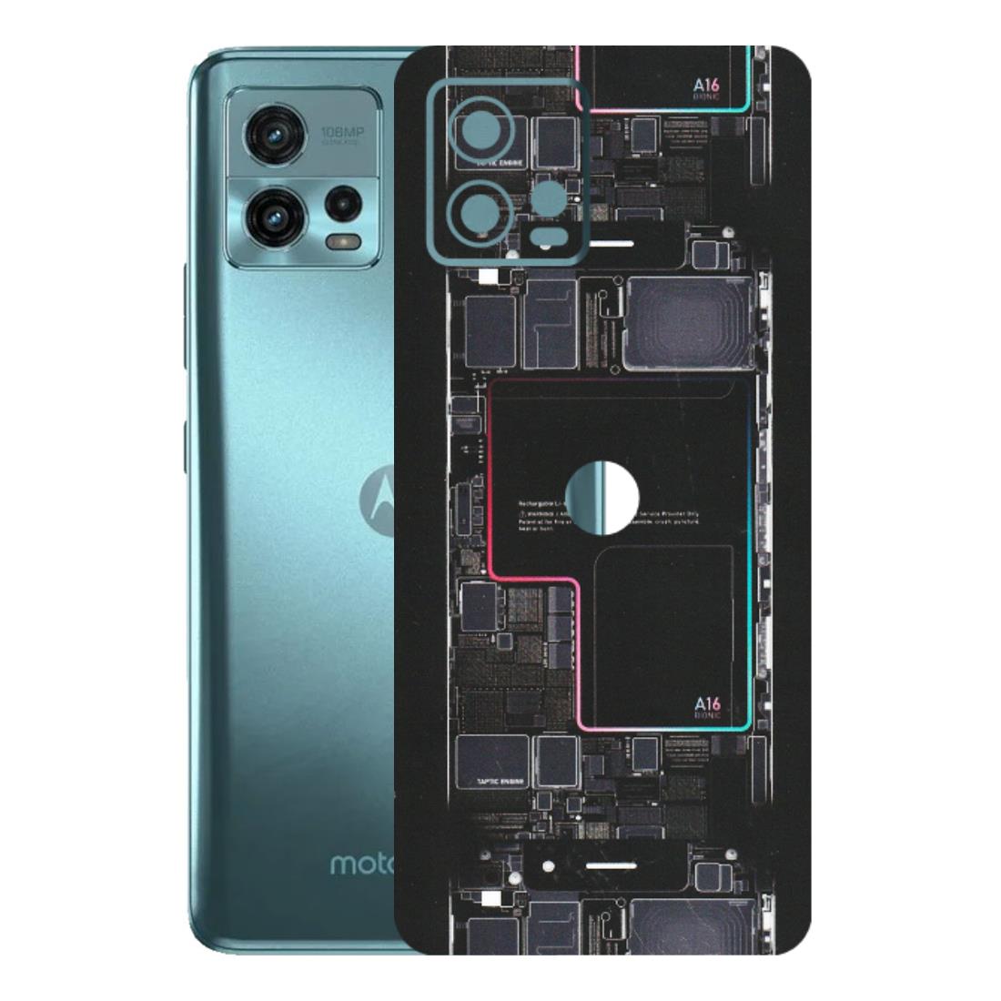 Motorola Phone Skins (All Models) - Motherboard Circuit Layout - Matte Finish (M-117) Motorola Moto G72 (5G)