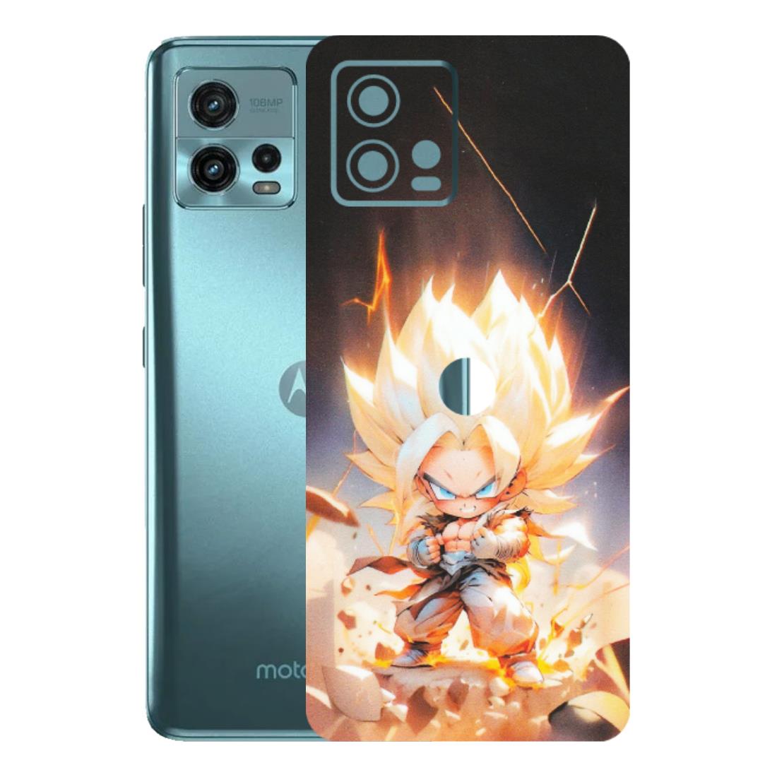 Motorola Phone Skins (All Models) - Goku Dragon Cute Anime - Matte Finish (M-131) Motorola Moto G72 (5G)