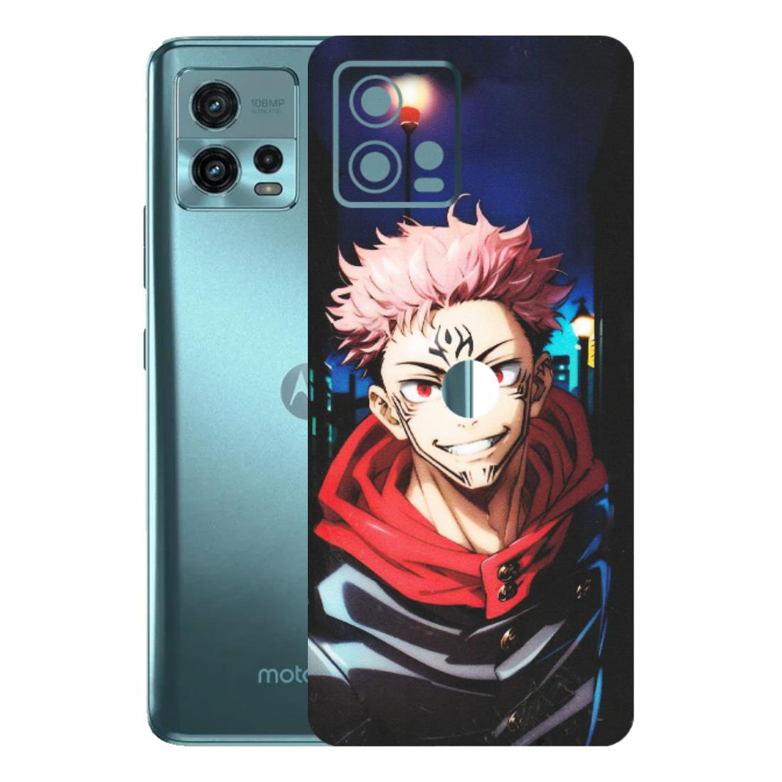 Motorola Phone Skins (All Models) - Yuji Itadori Funny Face Anime - Matte Finish (M-152) Motorola Moto G72 (5G)
