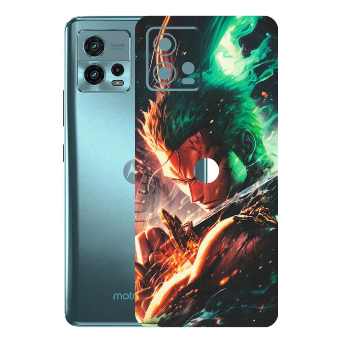 Motorola Phone Skins (All Models) - Anime Gojo Sword - Matte Finish (M-32) Motorola Moto G72 (5G)