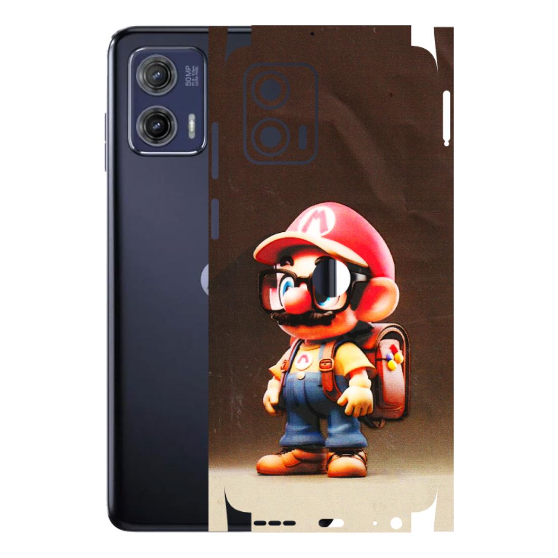 Motorola Phone Skins (All Models) - Little Mario - 3D Embossed Finish (L-119) Motorola Moto G73 (5G)
