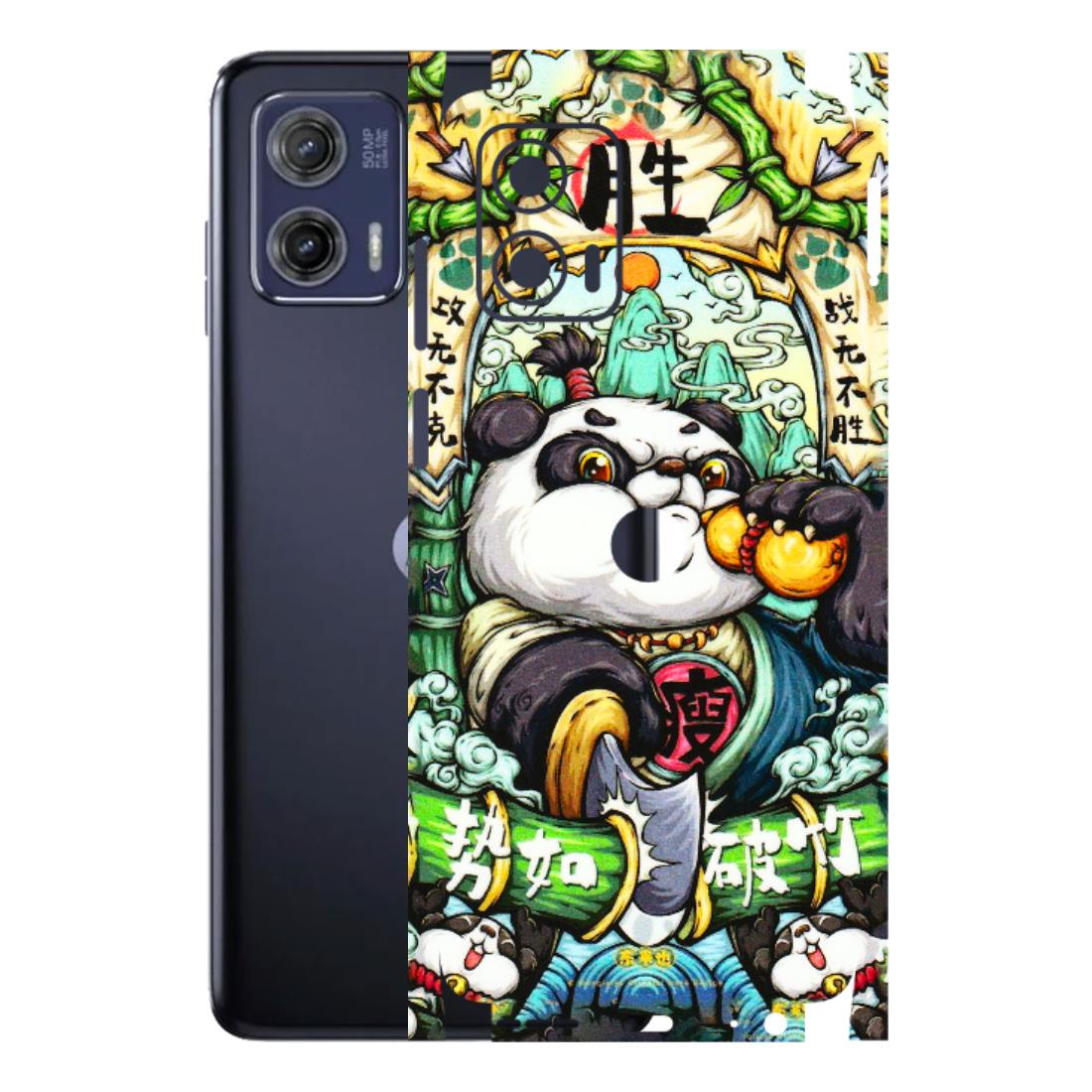 Motorola Phone Skins (All Models) - Royal Rich Panda - 3D Embossed Finish (L-170) Motorola Moto G73 (5G)
