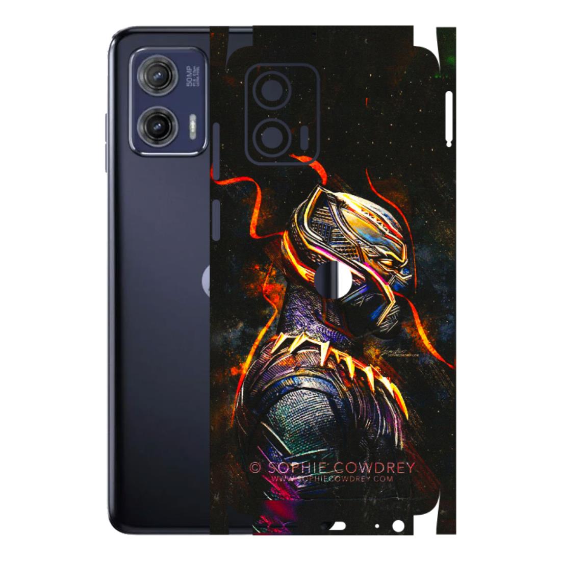 Motorola Phone Skins (All Models) - Black Panther - 3D Embossed Finish (L-190) Motorola Moto G73 (5G)