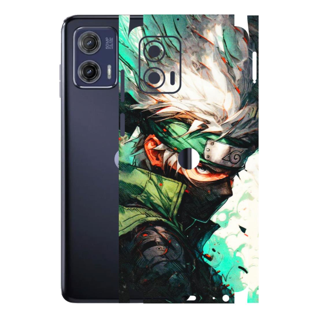 Motorola Phone Skins (All Models) - Kakashi Side Profile - 3D Embossed Finish (L-249) Motorola Moto G73 (5G)