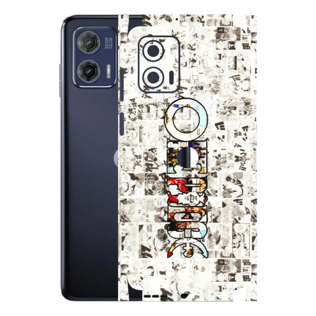 Motorola Phone Skins (All Models) - One Piece Manga - 3D Embossed Finish (L-26) Motorola Moto G73 (5G)