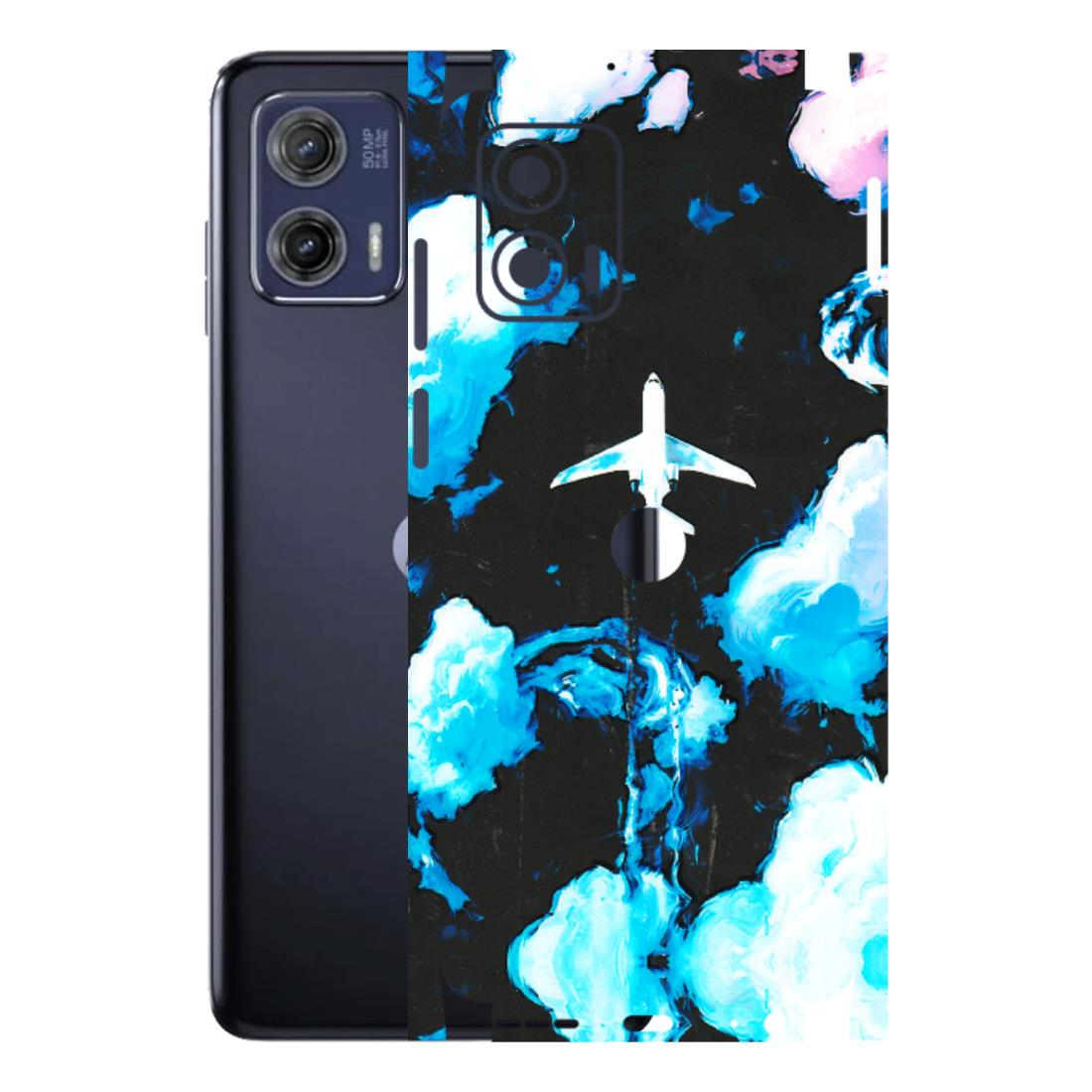 Motorola Phone Skins (All Models) - Travel In Airline - 3D Embossed Finish (L-264) Motorola Moto G73 (5G)