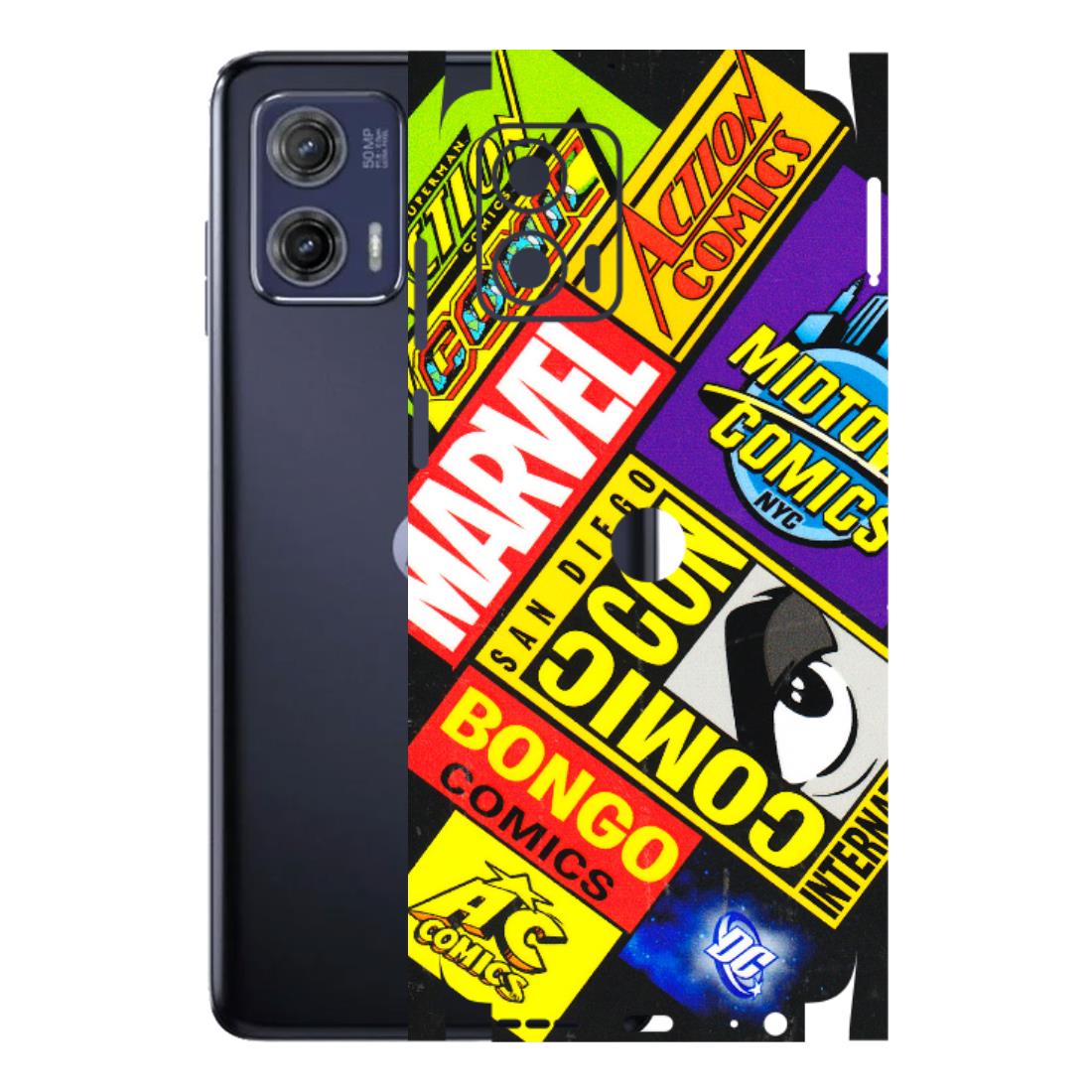 Motorola Phone Skins (All Models) - Bongo Comic Con - 3D Embossed Finish (L-325) Motorola Moto G73 (5G)