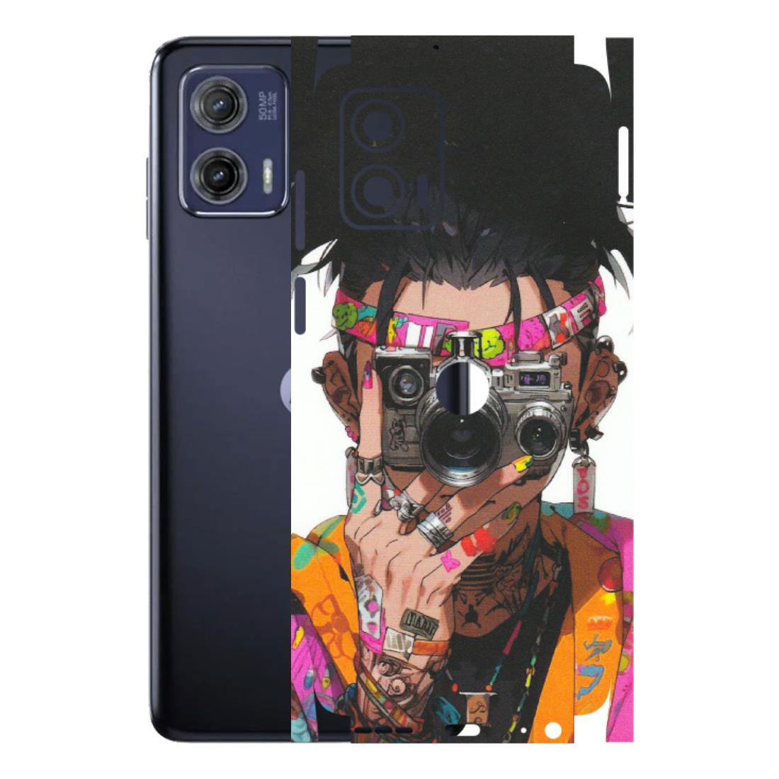 Motorola Phone Skins (All Models) - Camera Lover Girl - Matte Finish (M-09) Motorola Moto G73 (5G)