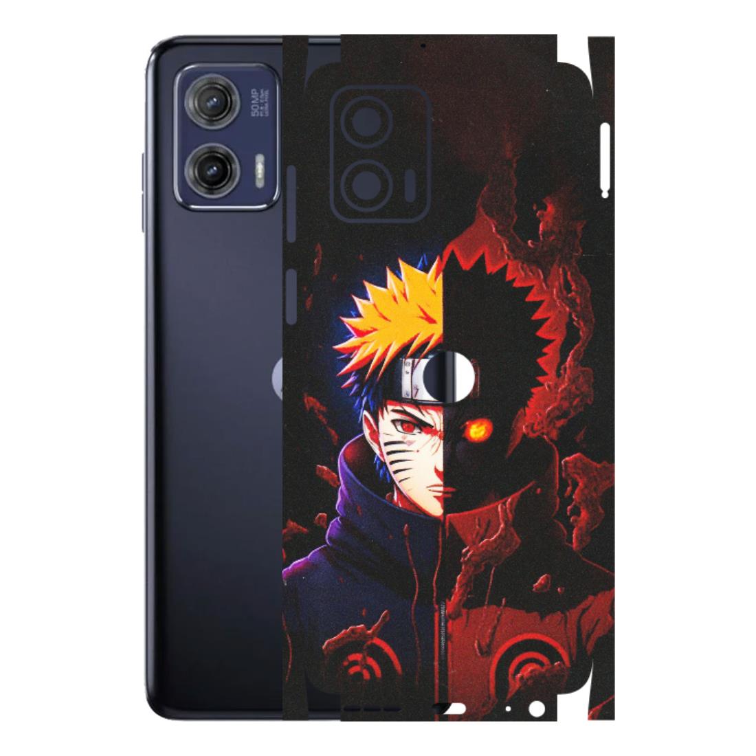 Motorola Phone Skins (All Models) - Naruto X Evil - Matte Finish (M-70) Motorola Moto G73 (5G)