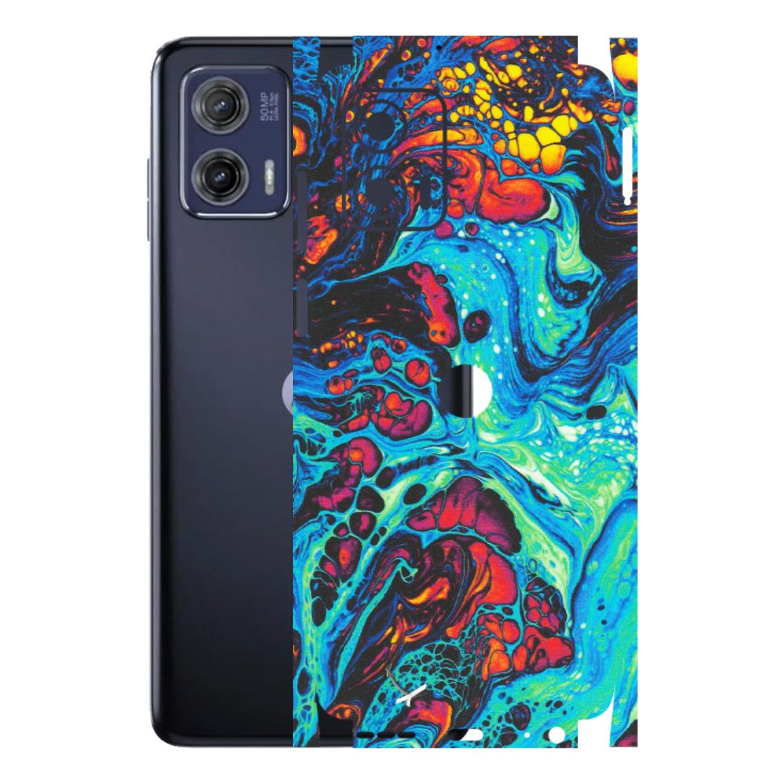 Motorola Phone Skins (All Models) - Majestic Galactic Marbel - Matte Finish (M-85) Motorola Moto G73 (5G)