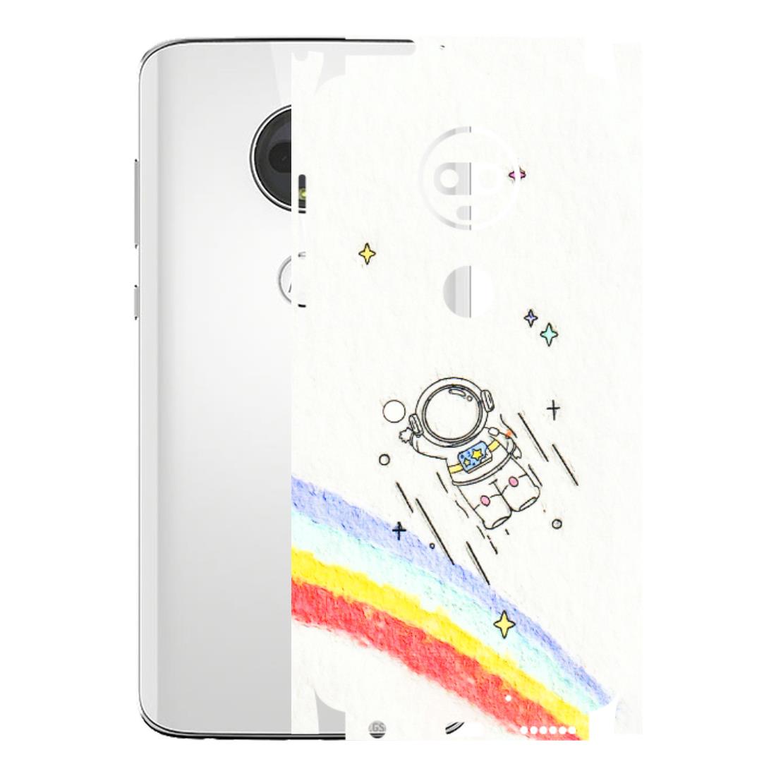 Motorola Phone Skins (All Models) - Milkyway Astronaut - 3D Embossed Finish (L-110) Motorola Moto G7