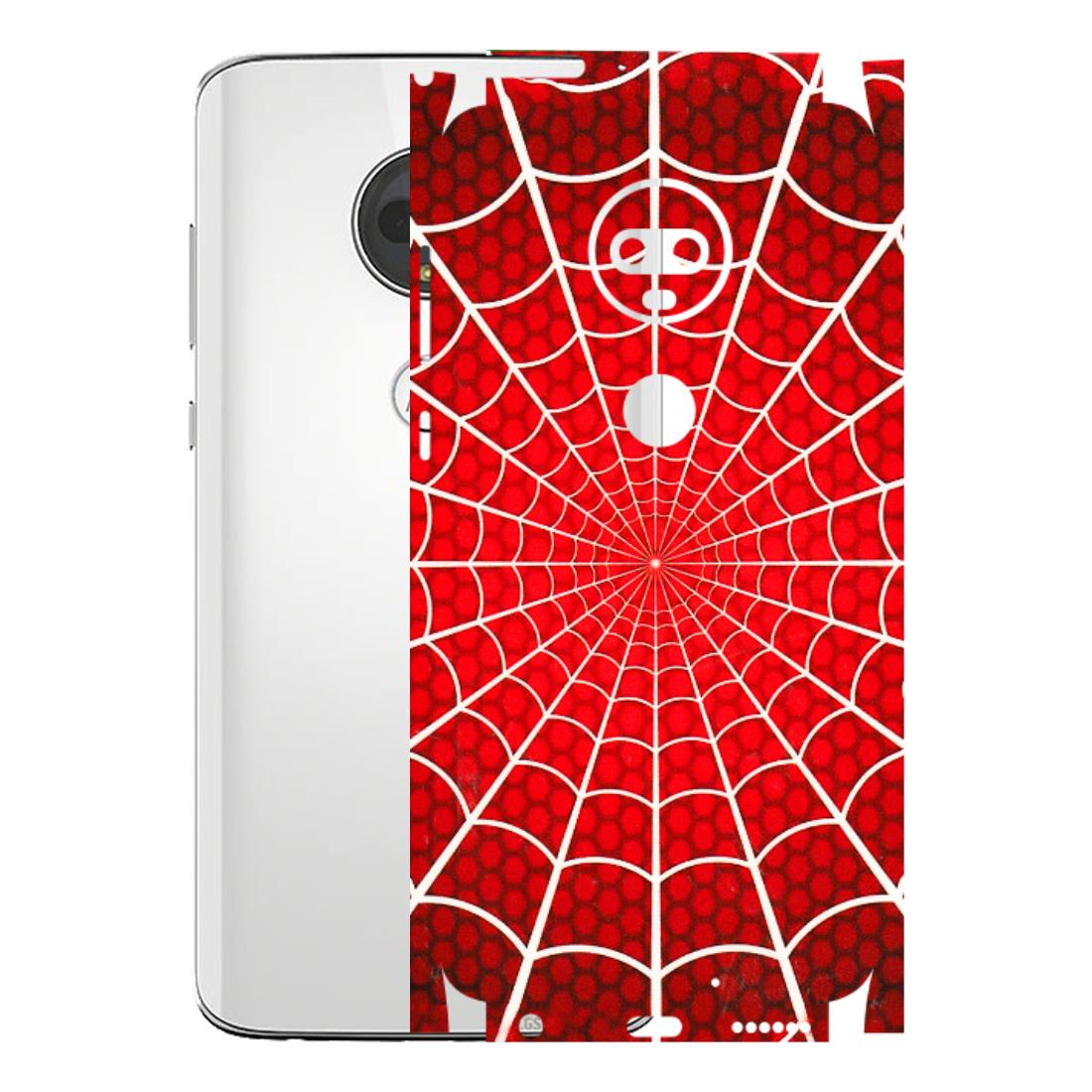 Motorola Phone Skins (All Models) - Classic Spidey Web - 3D Embossed Finish (L-115) Motorola Moto G7
