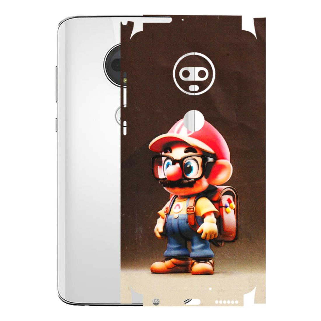 Motorola Phone Skins (All Models) - Little Mario - 3D Embossed Finish (L-119) Motorola Moto G7