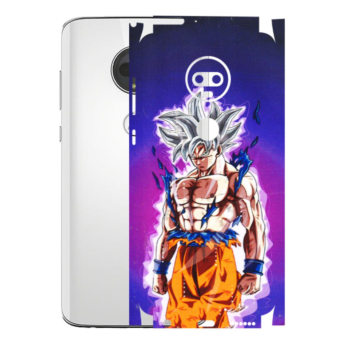 Motorola Phone Skins (All Models) - Goku Purple Anime - 3D Embossed Finish (L-147) Motorola Moto G7
