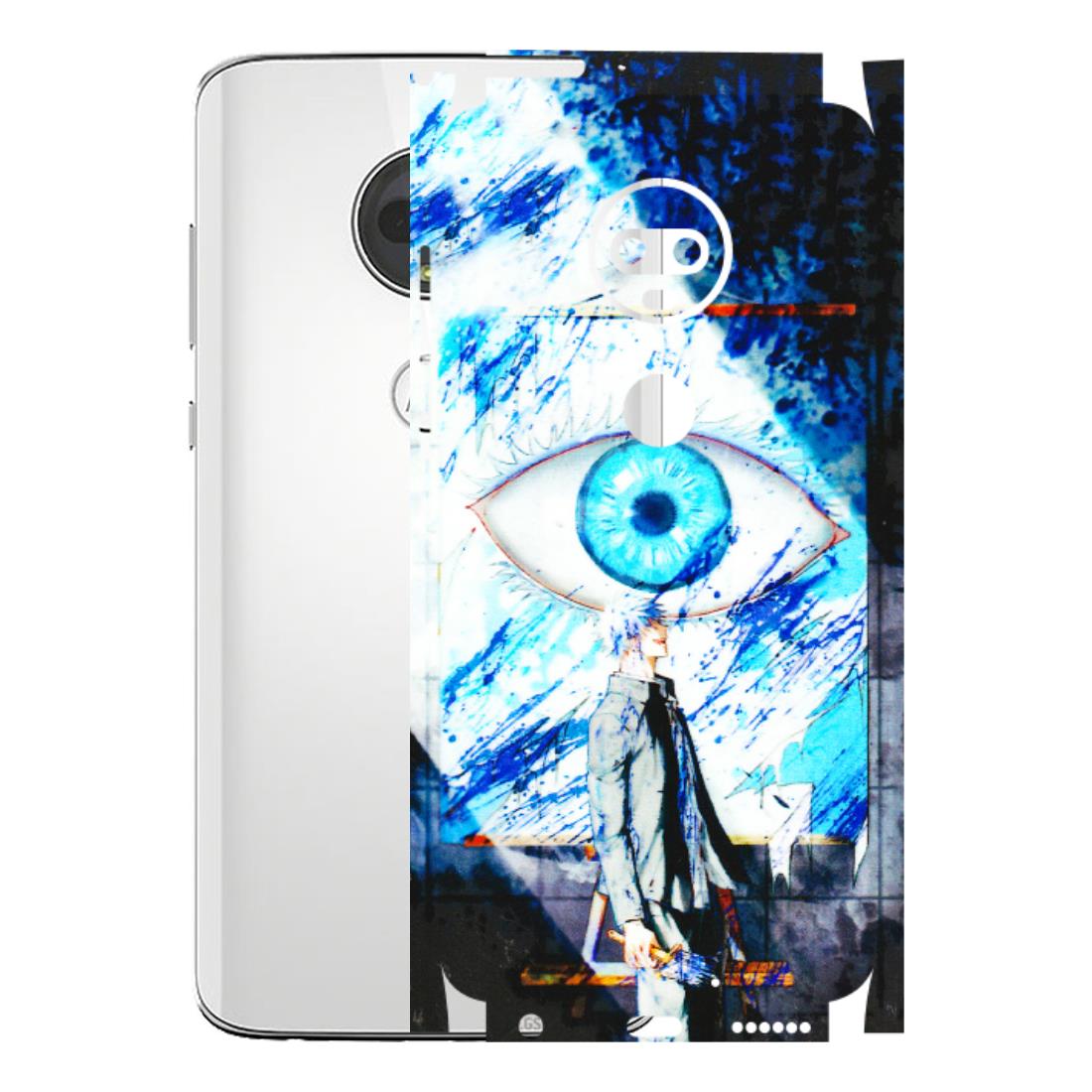 Motorola Phone Skins (All Models) - Gojo Satoru evil eye - 3D Embossed Finish (L-239) Motorola Moto G7