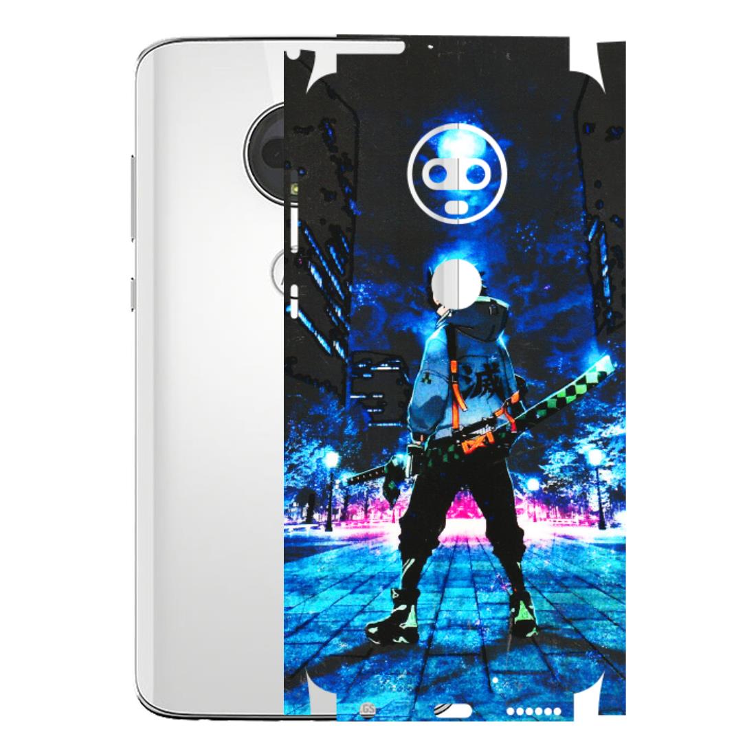 Motorola Phone Skins (All Models) - Demon Slayer Sword - 3D Embossed Finish (L-247) Motorola Moto G7