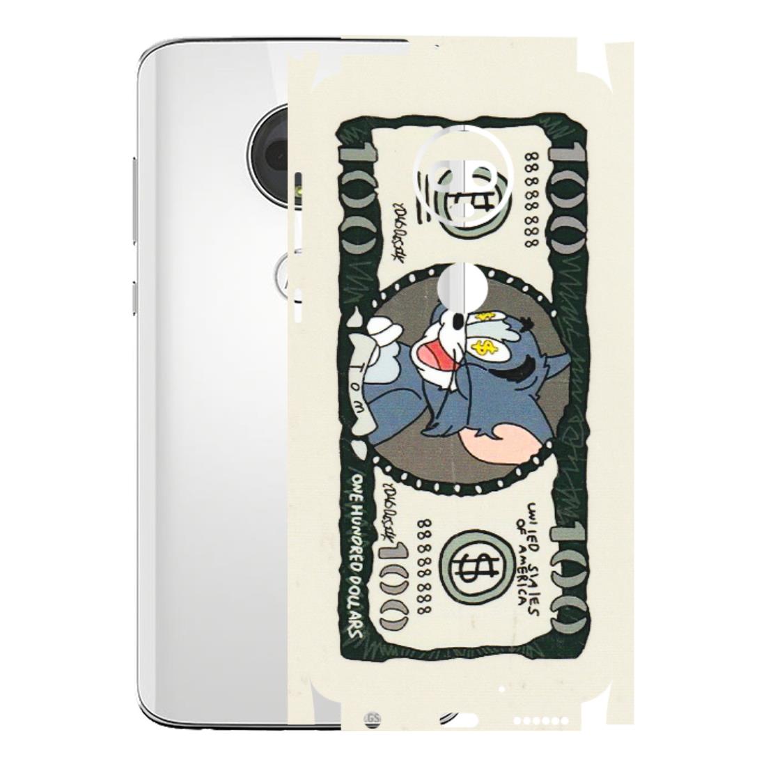 Motorola Phone Skins (All Models) - Tom Hundred Dollar - 3D Embossed Finish (L-324) Motorola Moto G7