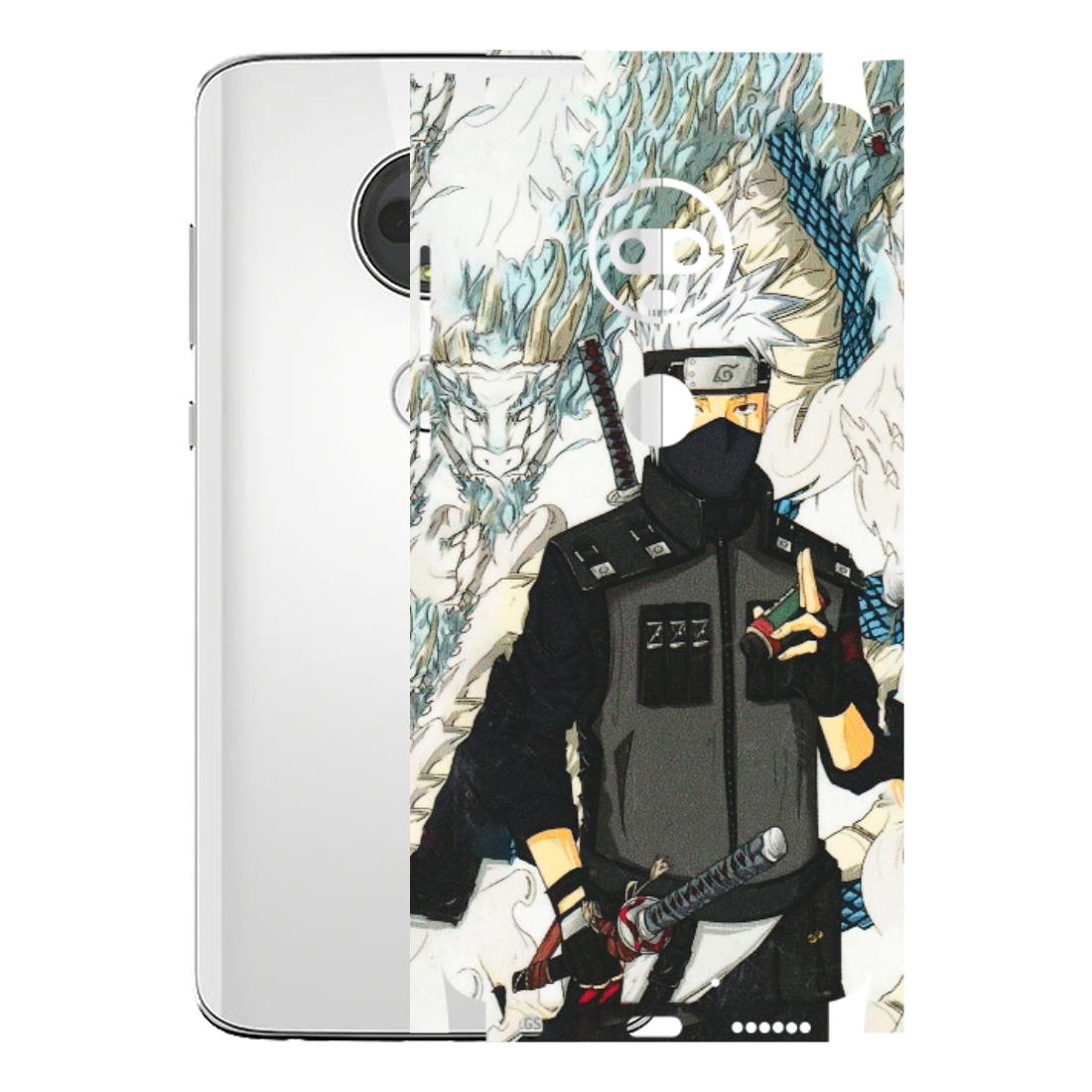 Motorola Phone Skins (All Models) - Kakashi Hatake Naruto Anime - 3D Embossed Finish (L-46) Motorola Moto G7