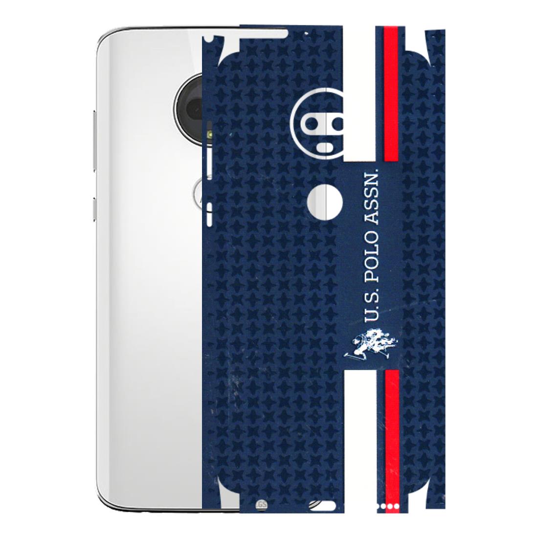 Motorola Phone Skins (All Models) - US POLO Designer Brand - 3D Embossed Finish (L-65) Motorola Moto G7