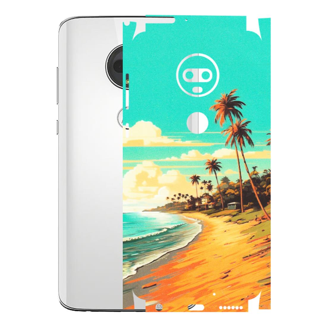 Motorola Phone Skins (All Models) - Miami Beach - Matte Finish (M-136) Motorola Moto G7