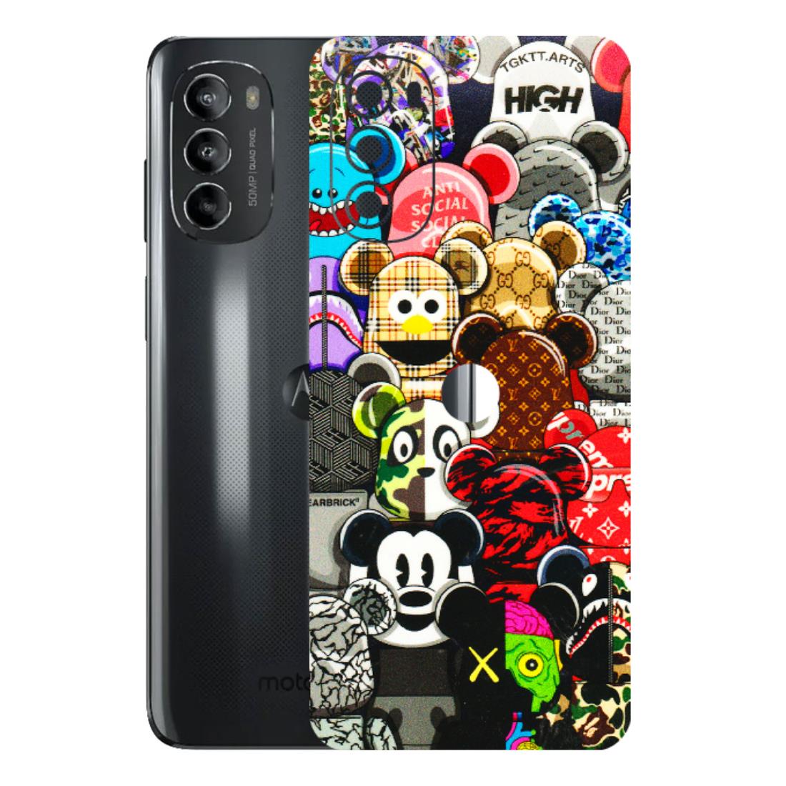 Motorola Phone Skins (All Models) - More Mickey Mouses - 3D Embossed Finish (L-118) Motorola Moto G82 (5G)
