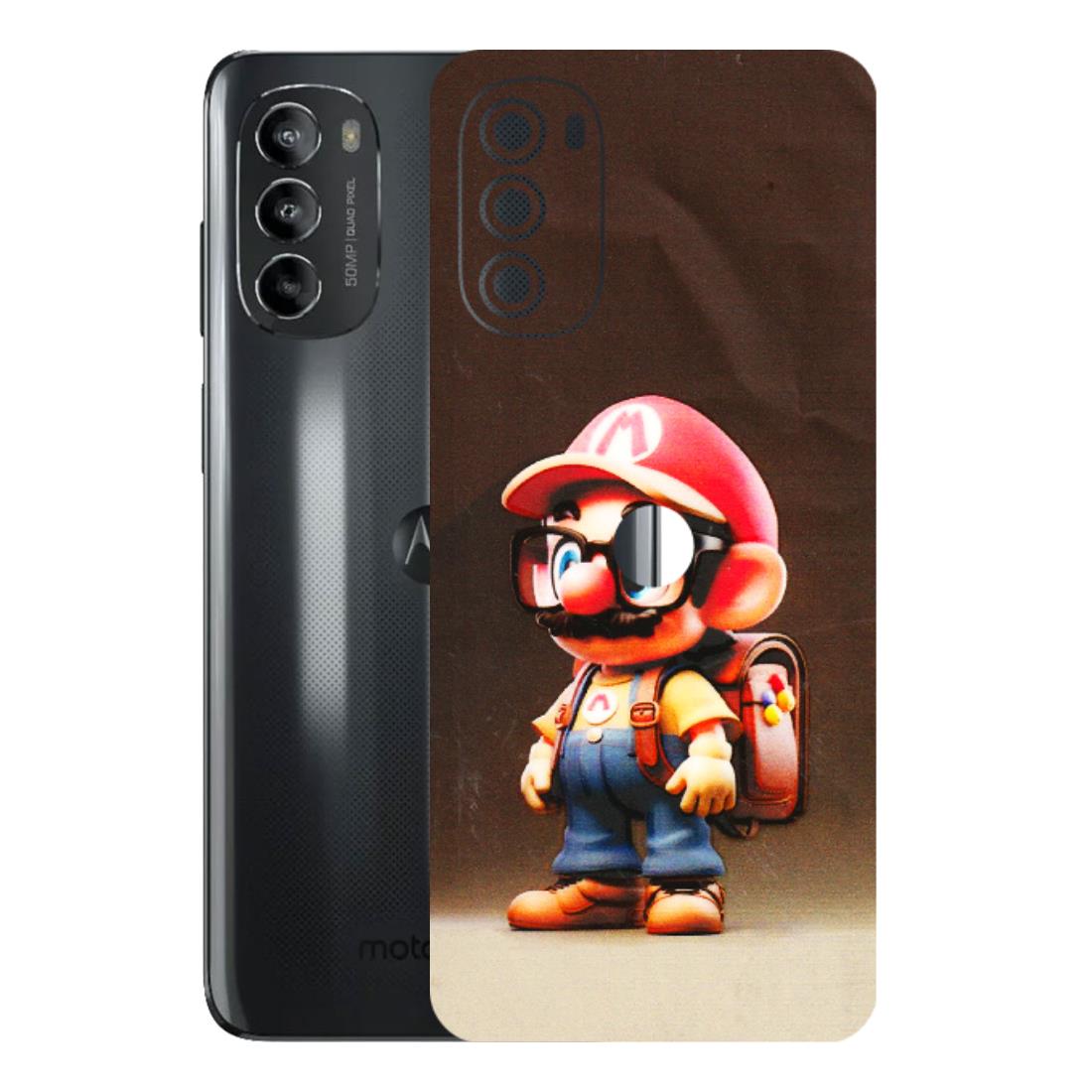 Motorola Phone Skins (All Models) - Little Mario - 3D Embossed Finish (L-119) Motorola Moto G82 (5G)