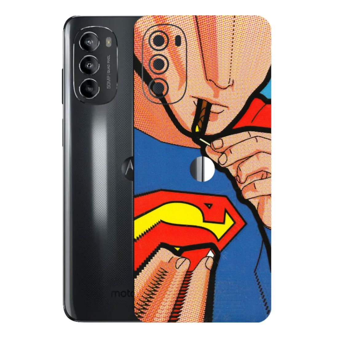 Motorola Phone Skins (All Models) - Superman Sutta - 3D Embossed Finish (L-130) Motorola Moto G82 (5G)