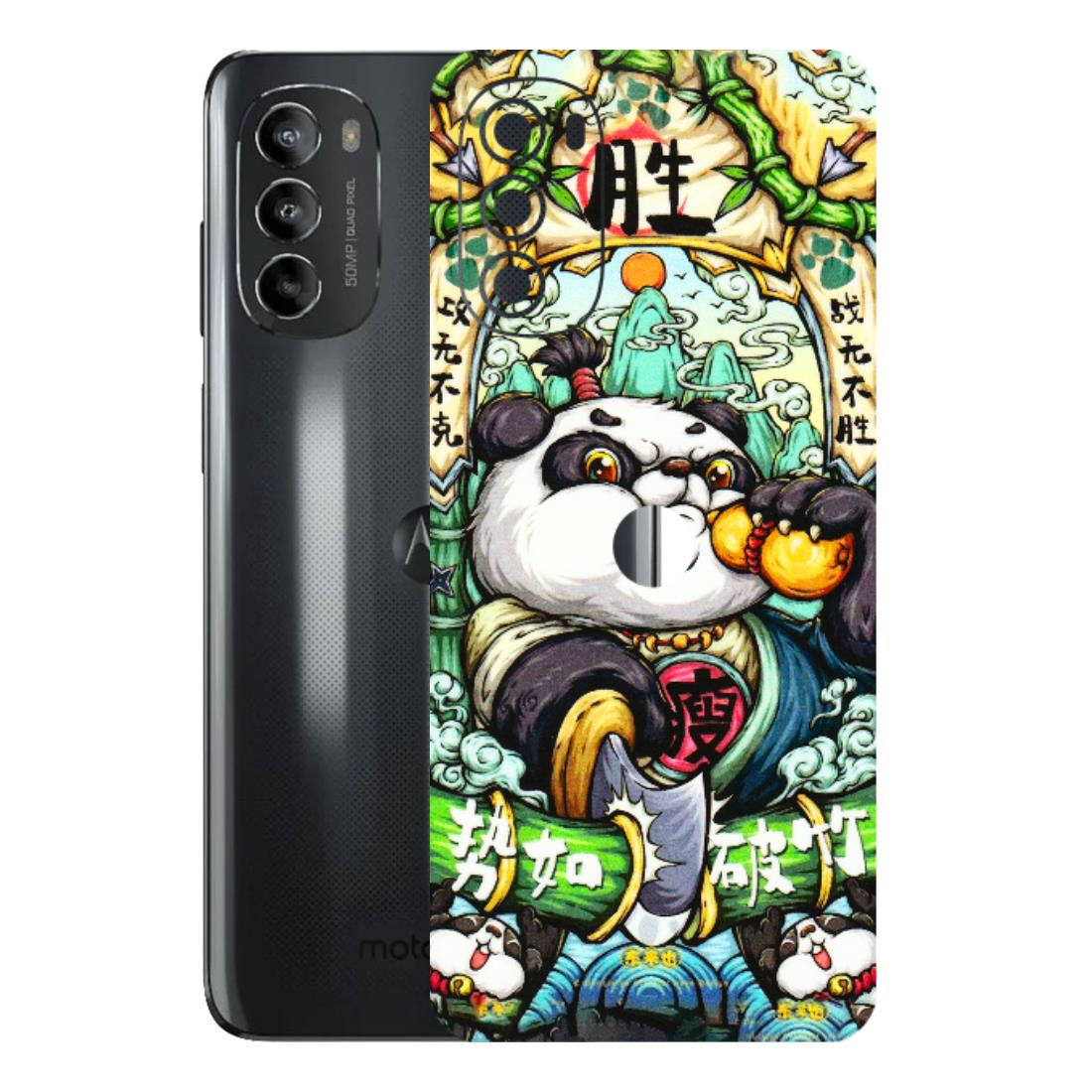 Motorola Phone Skins (All Models) - Royal Rich Panda - 3D Embossed Finish (L-170) Motorola Moto G82 (5G)