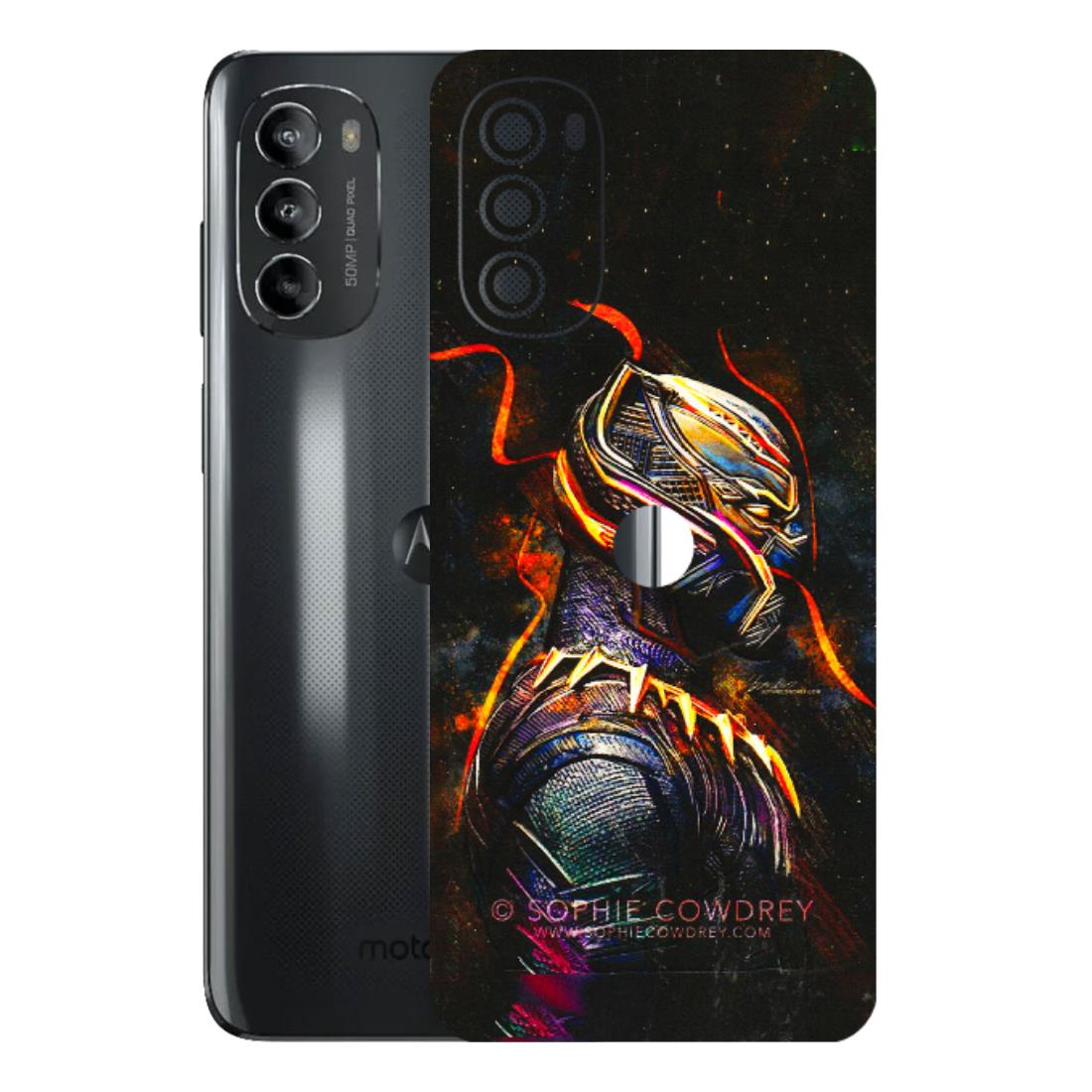 Motorola Phone Skins (All Models) - Black Panther - 3D Embossed Finish (L-190) Motorola Moto G82 (5G)