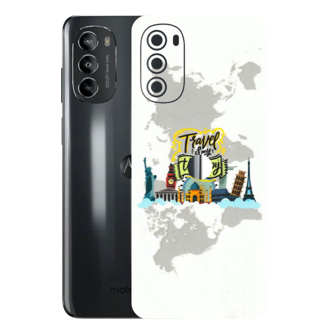 Motorola Phone Skins (All Models) - Travel Therapy - 3D Embossed Finish (L-199) Motorola Moto G82 (5G)