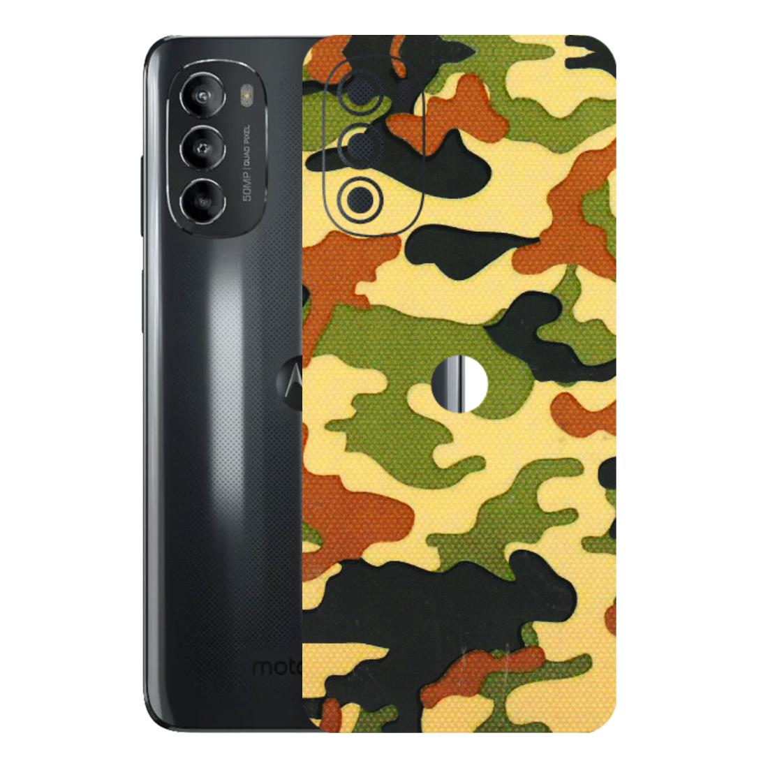 Motorola Phone Skins (All Models) - Indian Military - 3D Embossed Finish (L-234) Motorola Moto G82 (5G)