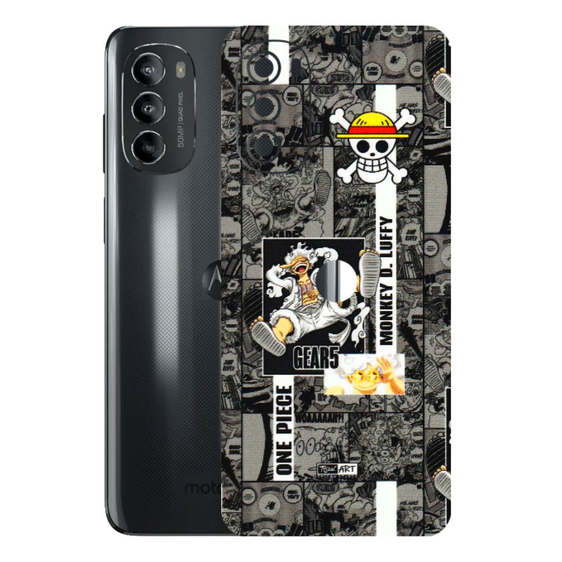 Motorola Phone Skins (All Models) - Cuffy Anime MonkeyCamic - 3D Embossed Finish (L-242) Motorola Moto G82 (5G)