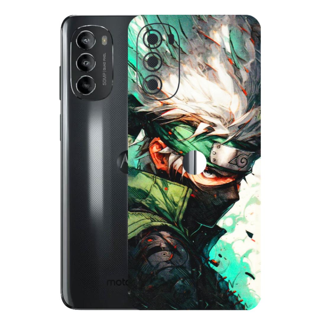 Motorola Phone Skins (All Models) - Kakashi Side Profile - 3D Embossed Finish (L-249) Motorola Moto G82 (5G)