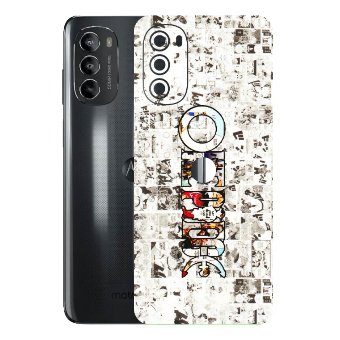 Motorola Phone Skins (All Models) - One Piece Manga - 3D Embossed Finish (L-26) Motorola Moto G82 (5G)