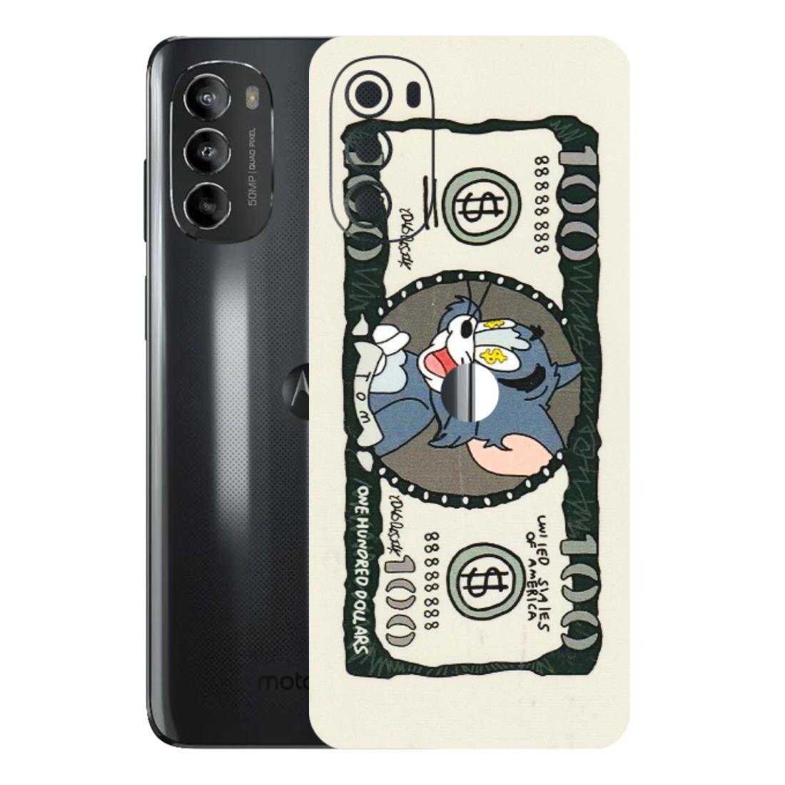 Motorola Phone Skins (All Models) - Tom Hundred Dollar - 3D Embossed Finish (L-324) Motorola Moto G82 (5G)