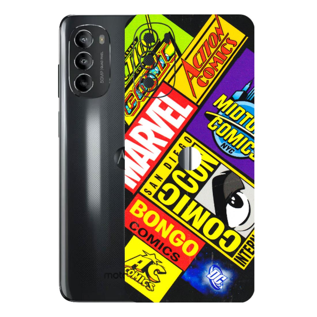 Motorola Phone Skins (All Models) - Bongo Comic Con - 3D Embossed Finish (L-325) Motorola Moto G82 (5G)