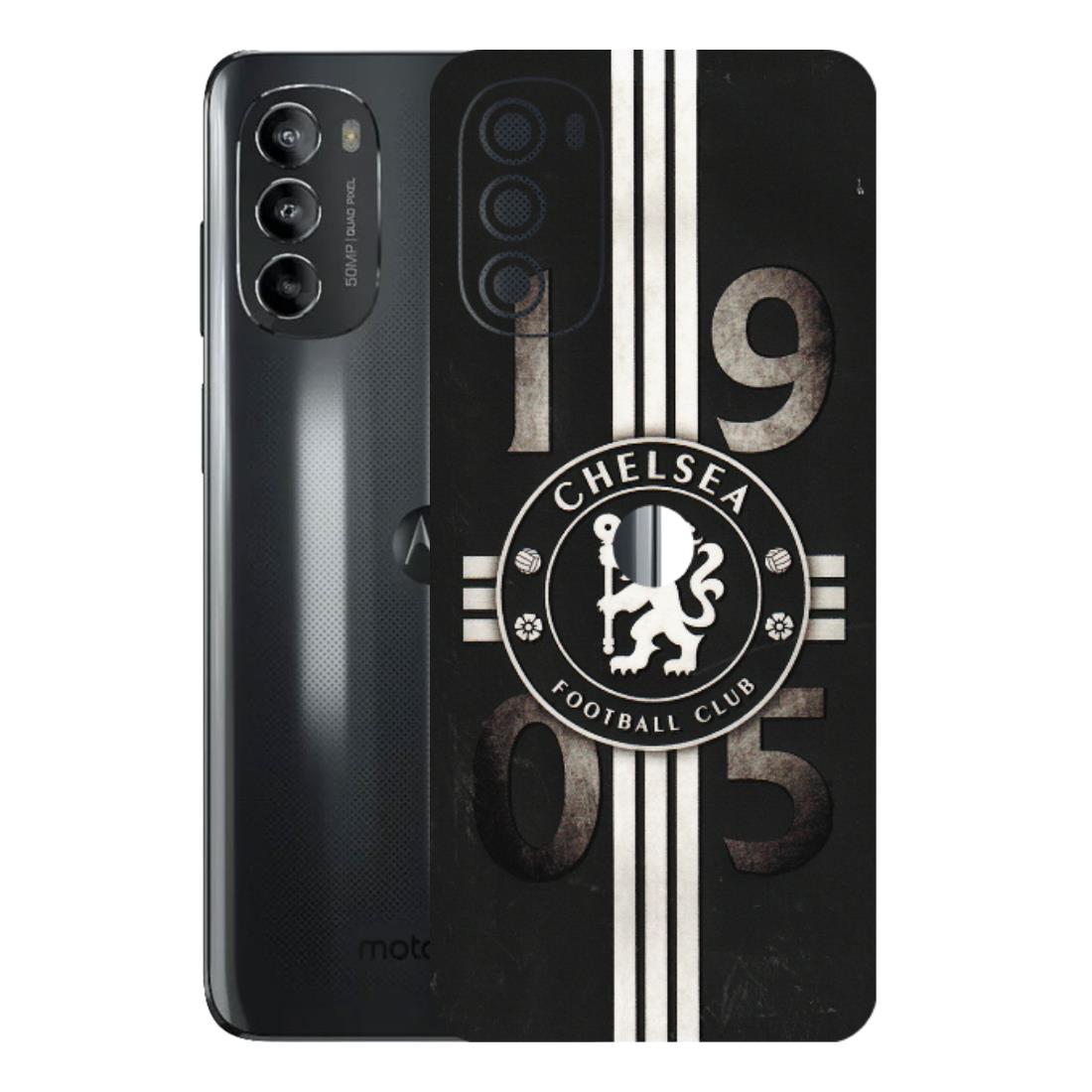 Motorola Phone Skins (All Models) - Chelsea Fan Club - 3D Embossed Finish (L-36) Motorola Moto G82 (5G)