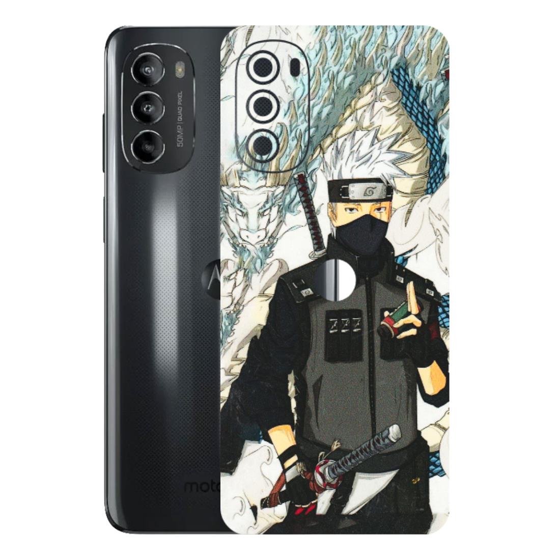 Motorola Phone Skins (All Models) - Kakashi Hatake Naruto Anime - 3D Embossed Finish (L-46) Motorola Moto G82 (5G)