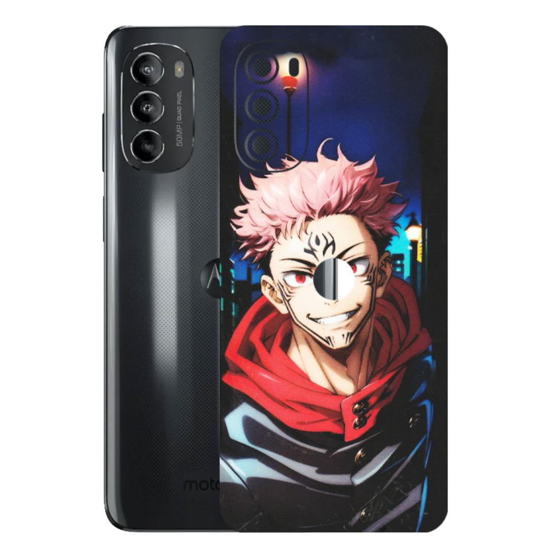 Motorola Phone Skins (All Models) - Yuji Itadori Funny Face Anime - Matte Finish (M-152) Motorola Moto G82 (5G)
