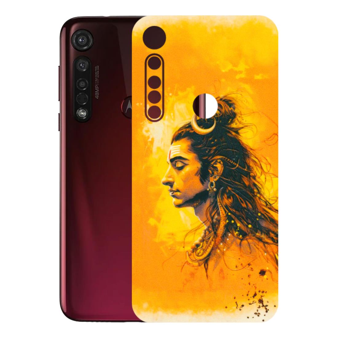 Motorola Phone Skins (All Models) - Shiv Shakti - 3D Embossed Finish (L-14) Motorola Moto G8 Plus