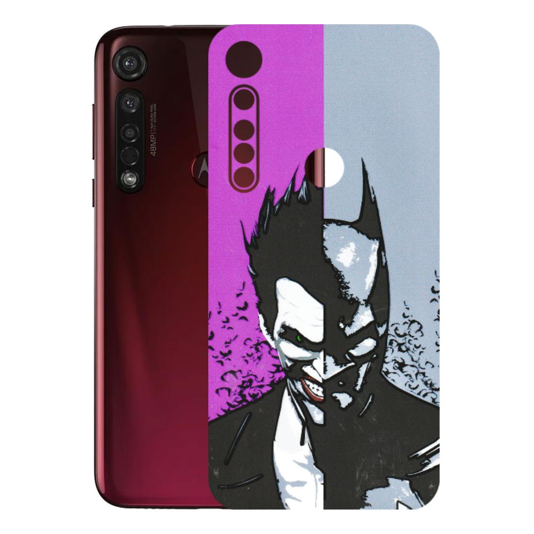 Motorola Phone Skins (All Models) - Batman & Joker - 3D Embossed Finish (L-143) Motorola Moto G8 Plus